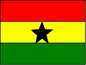 Flagge Ghanas